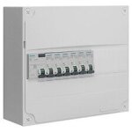 Tableau lectrique pr - quip 1 range 13 modules 6 disjoncteurs 1 interrupteur diffrentiel - siemens ...
