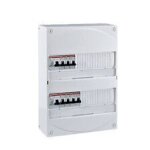 Tableau �lectrique pr��quip� abb - 2 rang�es - 26 modules
