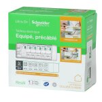 Tableau d'extension mont� c�bl� schneider electric 1 rang�e