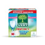 Tablette lave - vaisselle ecolabel 30 doses l'arbre vert