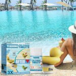 Tablette de nettoyage de piscine multifonctionnelle flottante, 100 pi�ces, distributeur de produits chimiques ...