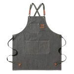 Tablier de cuisine durable et réglable en coton, grande couverture, pour le travail, la cuisson, le chef, ... Tablier de cuisine durable et réglable en coton, grande couverture, pour le travail, la cuisson, le chef, ...