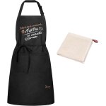 Tablier de cuisine homme femme, imperméable tabliers avec poches, tablier noir professionnel pour barbecue ... Tablier de cuisine homme femme, imperméable tabliers avec poches, tablier noir professionnel pour barbecue ...