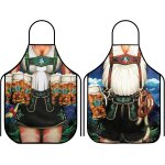 Tablier pour homme femme tablier de cuisine cratif tablier de barbecue cadeaux amusants pour fte cuisine ...