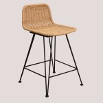 Tabouret haut de jardin en osier sunset vali ?60 cm