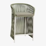 Tabouret haut de jardin sophie vert militaire clair ¿65 cm Tabouret haut de jardin sophie vert militaire clair ¿65 cm