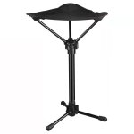 Tabouret trpied portable , chaise pliante avec etui de transport, pour camping en plein air, chasse, ...