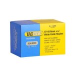 Tacwise 0980 5000 agrafes de cble ct45 / 8 mm blanc