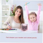 Taille - crayon lectrique automatique multifonctionnel fonctionnant sur batterie avec 2 trous (6 - 8 ...
