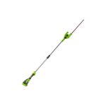 [jamais utilise] taille - haies 51 cm greenworks 40v - sur perche - sans batterie ni chargeur - g40pha ...