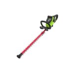 [jamais utilise] taille - haies brushless 66 cm 40v greenworks - sans batterie ni chargeur - gd40ht66 ...