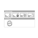 Talis e 240 mitigeur de lavabo noir chrom� bross�, sans tirette ni vidage (71717340)