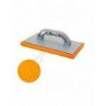 Talocha espuma naranja mango de fibra 14x28 cm. acabado fino