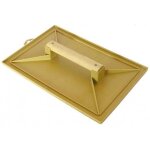 Taloche jaune rectangle 28x41mm plastique poignée bois mob mondelin - 311100 Taloche jaune rectangle 28x41mm plastique poignée bois mob mondelin - 311100