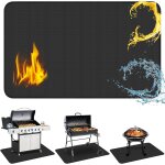 Tapis de barbecue d'extérieur 180 x 100cm, tapis barbecue sol exterieur tapis de barbecue exterieur pour ... Tapis de barbecue d'extérieur 180 x 100cm, tapis barbecue sol exterieur tapis de barbecue exterieur pour ...