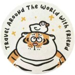Tapis cuisine tapis couloir paillasson ins ? tapis rond «fat tiger» antidérapant, pour chambre d'enfant, ... Tapis cuisine tapis couloir paillasson ins ? tapis rond «fat tiger» antidérapant, pour chambre d'enfant, ...