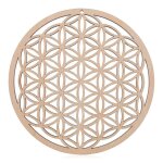 Tapis de décoration murale en forme de fleur de vie, base en bois, panneau mural en bois, energie Tapis de décoration murale en forme de fleur de vie, base en bois, panneau mural en bois, energie