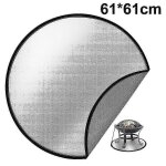 Tapis de foyer ignifuge avec sac de rangement, tapis en silicone haute temprature pour une cuisson en ...