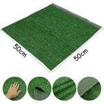 Tapis de gazon synthtique vert, faux tapis de paysage de jardin, gazon synthtique pour la dcoration ...
