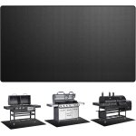 Tapis ignifuge 165 x 120 cm ¿ tapis de barbecue ¿ protection de sol robuste  3 couches en fibre de ...