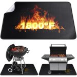 Tapis ignifuge (39�72in) tapis de protection pliable tapis de sol tapis de barbecue tapis de sol tapis ...