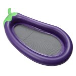 Tapis de piscine gonflable aubergine ¿ radeau amusant, canap aquatique, flotteur en pvc durable pour ...