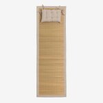 Tapis de plage avec coussin neila tapioca beige Tapis de plage avec coussin neila tapioca beige