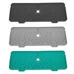 Tapis de robinet de cuisine en silicone, protection contre les eclaboussures d'évier, tampon de vidange ... Tapis de robinet de cuisine en silicone, protection contre les eclaboussures d'évier, tampon de vidange ...
