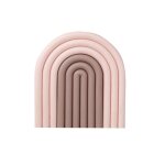 Tapis de table sous - verre arc - en - ciel amovible en silicone, antid�rapant, isolant thermique, accessoires ...