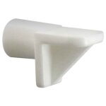 Taquet �querre d5 blanc sachet de 12 pieces