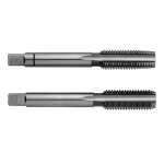 Tarauds fins hss 2 passes - jeu de 2 tarauds de 10 x 125 fin