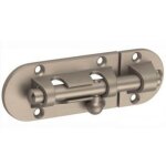 Targette coulissante � p�ne rond en zamak et acier - 80 mm - srdr abus