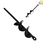 Tarire manuelle, Ø40mm220mm forets de jardin en spirale, outil de plantation pratique outil de plantation ...