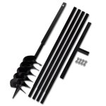 Tari�re de sol avec manche 150 mm et tube d'extension 5 m acier