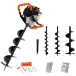 Tari�re thermique 52 cm3, 3cv, 3 m�ches 100, 150, 200 + rallonge