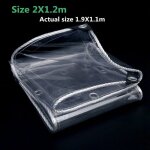 Tarlii - calandre transparente en pvc, 0. 35mm, etanche, pour balcon, jardin, animal de compagnie, abri, ...