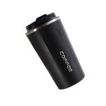 Tasse a caf avec couvercle en acier inoxydable silicone mtal caf isol tasse a portable extrieur ...