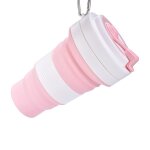 Tasse a caf� pliante de 550ml, bouilloire r�tractable, anti - br�lure, pour le sport en plein air