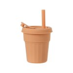 Tasse de paille en silicone portable de 410ml, utilisable au micro - ondes, utilisable en toute s�curit�, ...