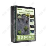 Td maille de d�sherbage horticole 2x50m polypropyl�ne noir tissu de d�sherbage de jardin maille de d�sherbage ...