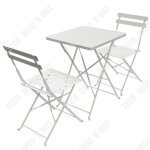 Td salon de jardin 3 pièces avec table et 2 chaises pliantes ensemble table pliable table de jardin mobilier ... Td salon de jardin 3 pièces avec table et 2 chaises pliantes ensemble table pliable table de jardin mobilier ...