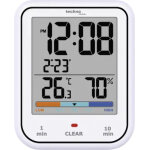 Technoline wt 380 station m�t�o num�rique blanc batterie