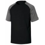 Tee - shirt genoa - 100% coton noir / gris - t. xl delta plus