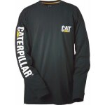Tee - shirt manche longue - coloris noir - taille l - caterpillar caterpillar