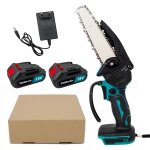 Teetok trononneuse scies  chane mini 6 - pouces sans fil 18v lectriques, avec chargeur + batterie ...