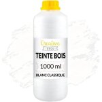Teinture bois - creative deco - blanc - 1l - schage rapide - non toxique