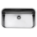 Teka cuve be sous plan 1 bac inox lisse