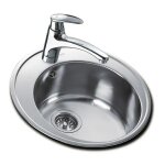 Teka cuve centroval inox lisse