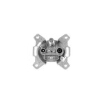 Televes sd33st - dc boitier de prise de courant tv (coaxiale) argent