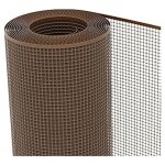 Tenax quadra 10 grillage en plastique pour balcon / terrasse marron - 1 x 30 m